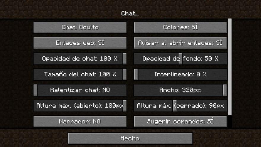 Paso 2: chat oculto