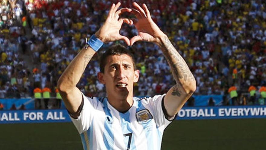 El jugador argentino, Ángel Di María.