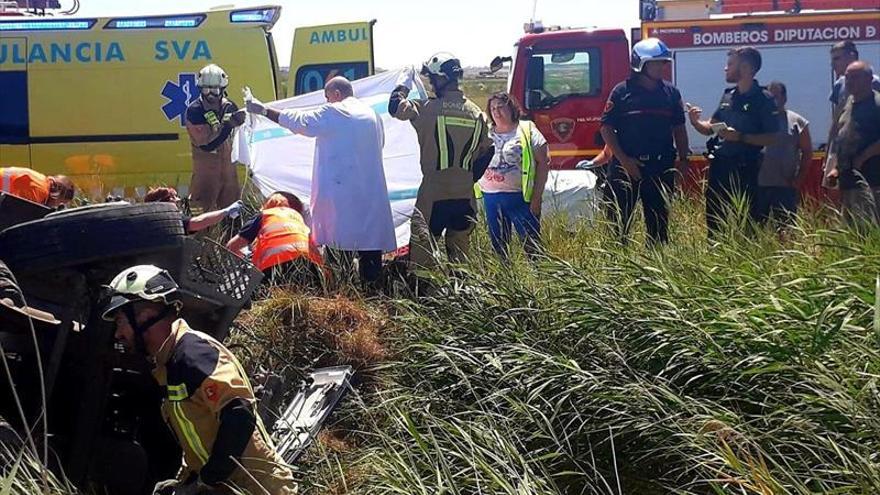 Un camionero de 55 años muere en un accidente en Sádaba
