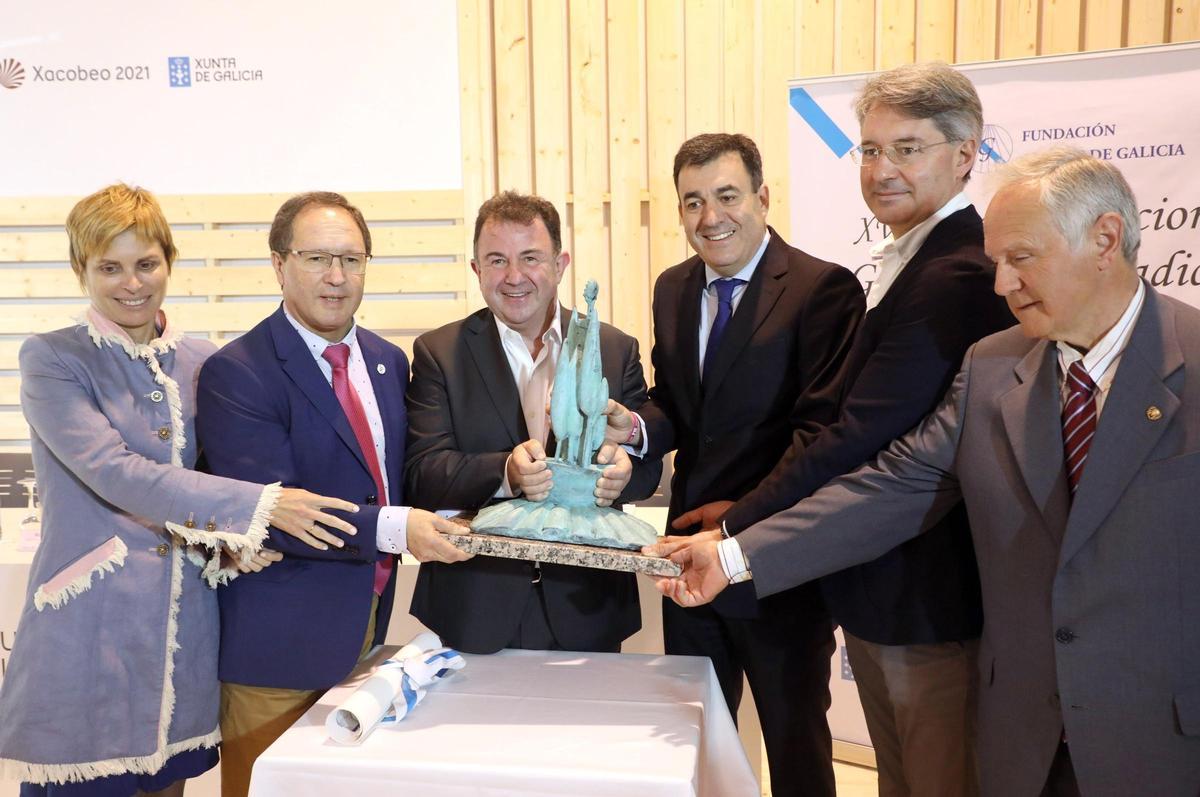 El afamado cocinero Martín Berasategui recibiño el Premio Lola Torres en 2019.