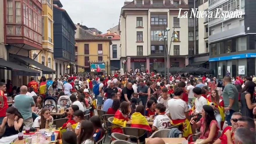 Ambiente en Siero ante la final del Mundial
