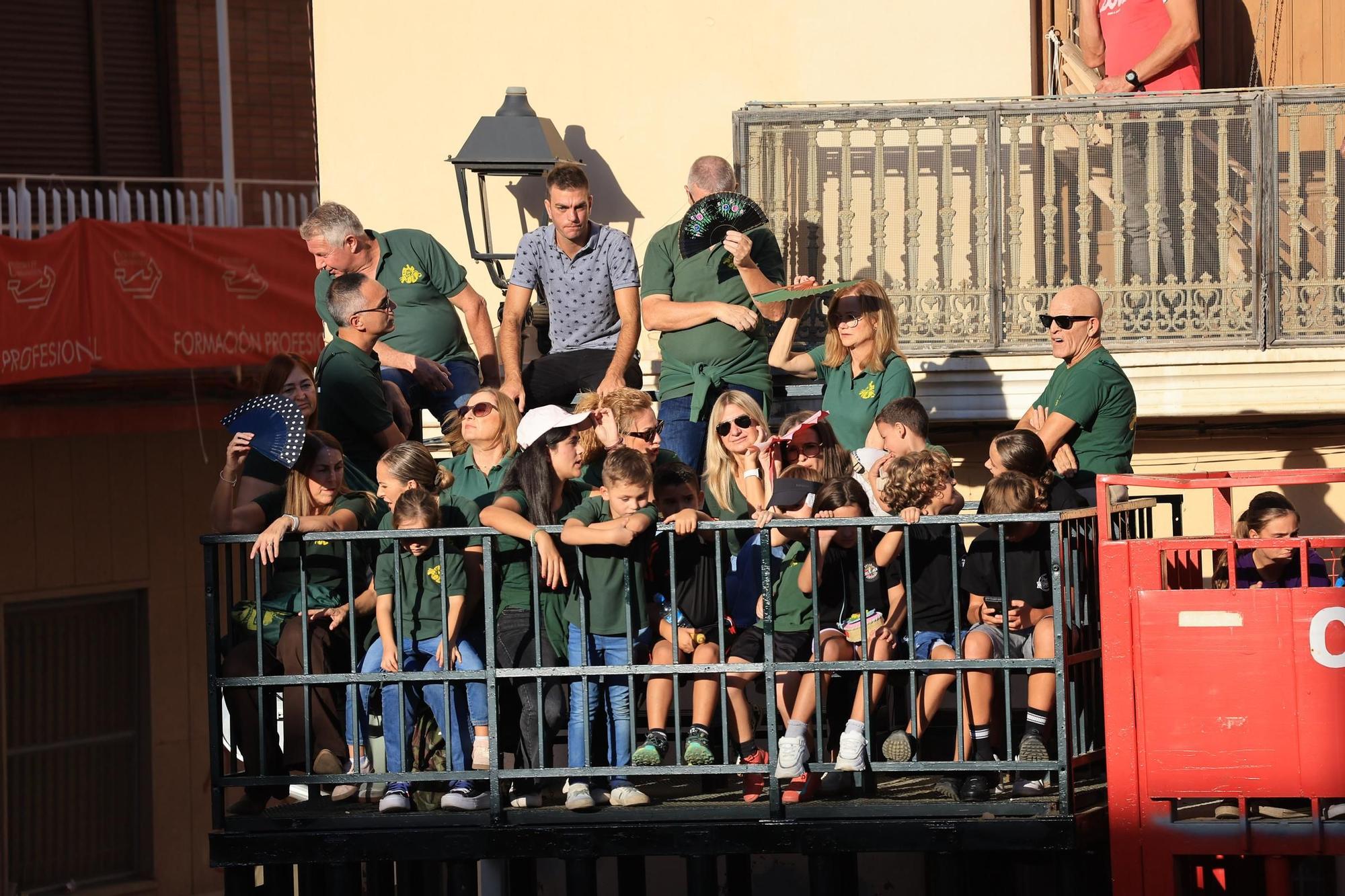 Las imágenes del primer encierro y de las exhibiciones taurinas de las fiestas de Almassora