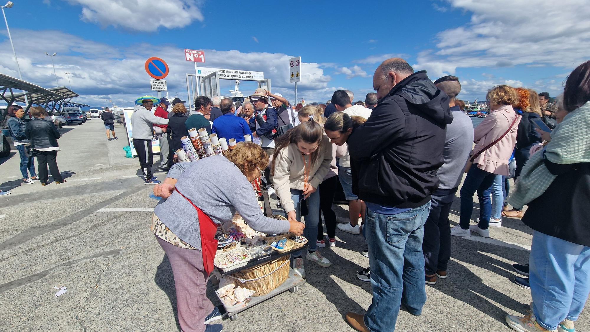 El tirón de los barcos de pasaje de O Grove también se nota en septiembre