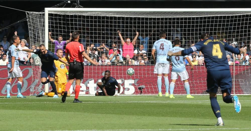 Las fotos de las mejores acciones del partido que terminó con derrota para los vigueses en Balaídos (1-3).