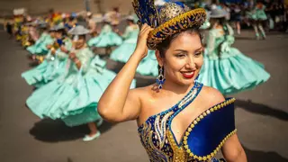 La Virgen de Copacabana puede con el calor y con las alertas en Tenerife