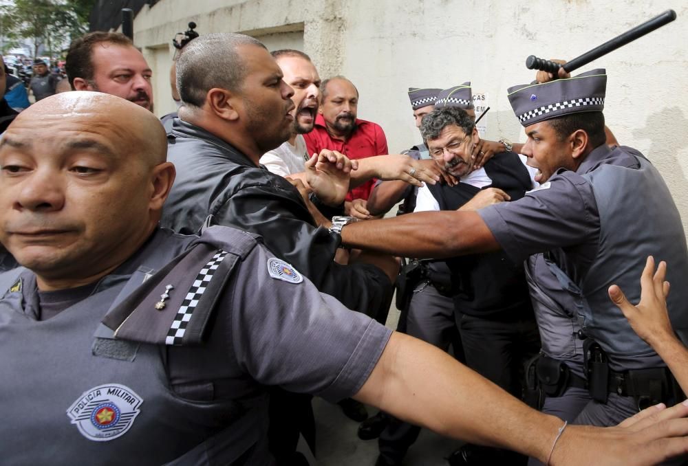 Protestas en Brasil tras la detención de Lula