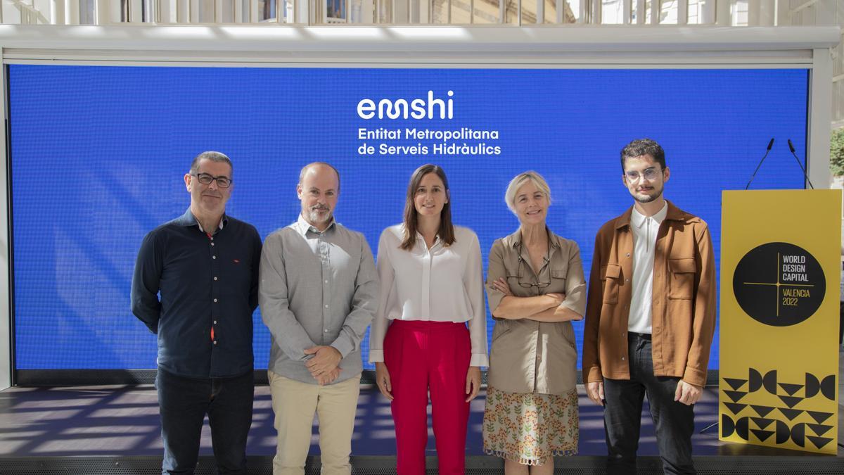 Representantes de la Emshi y los diseñadores han presentado la nueva imagen corporativa del organismo.