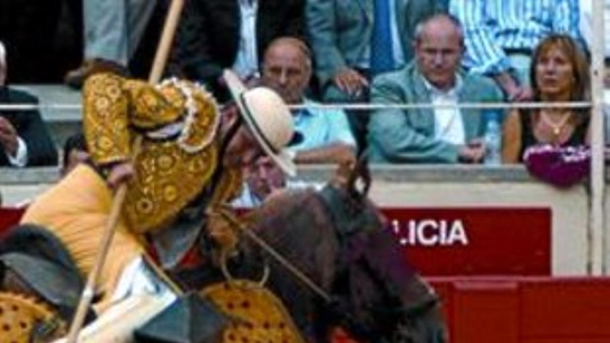 El 'president' Montilla y su esposa, durante un festejo en el 2004.