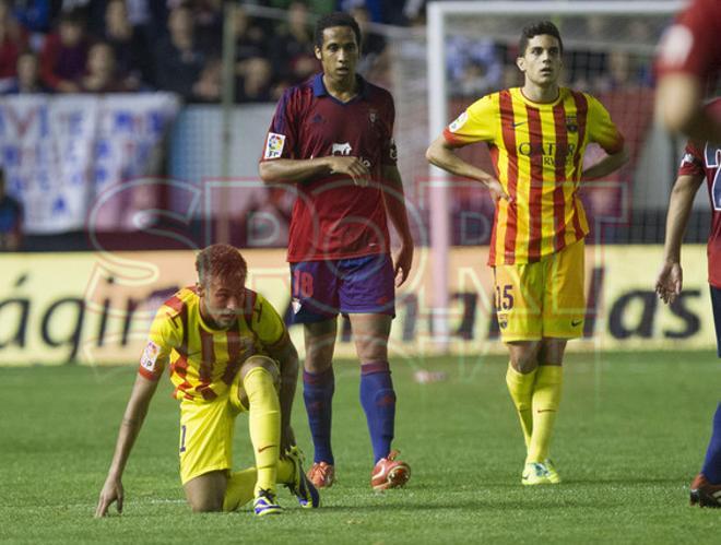 Las imágenes del Osasuna-FC Barcelona