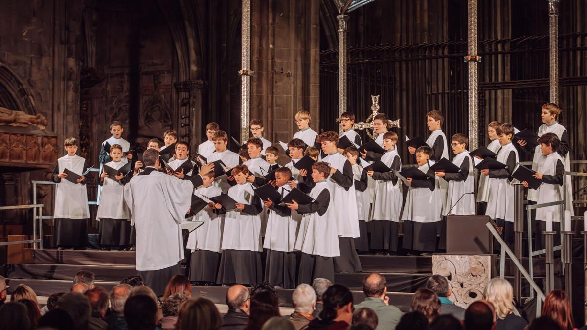 Les imatges del concert de l'Escolania de Montserrat a la Catedral de Girona