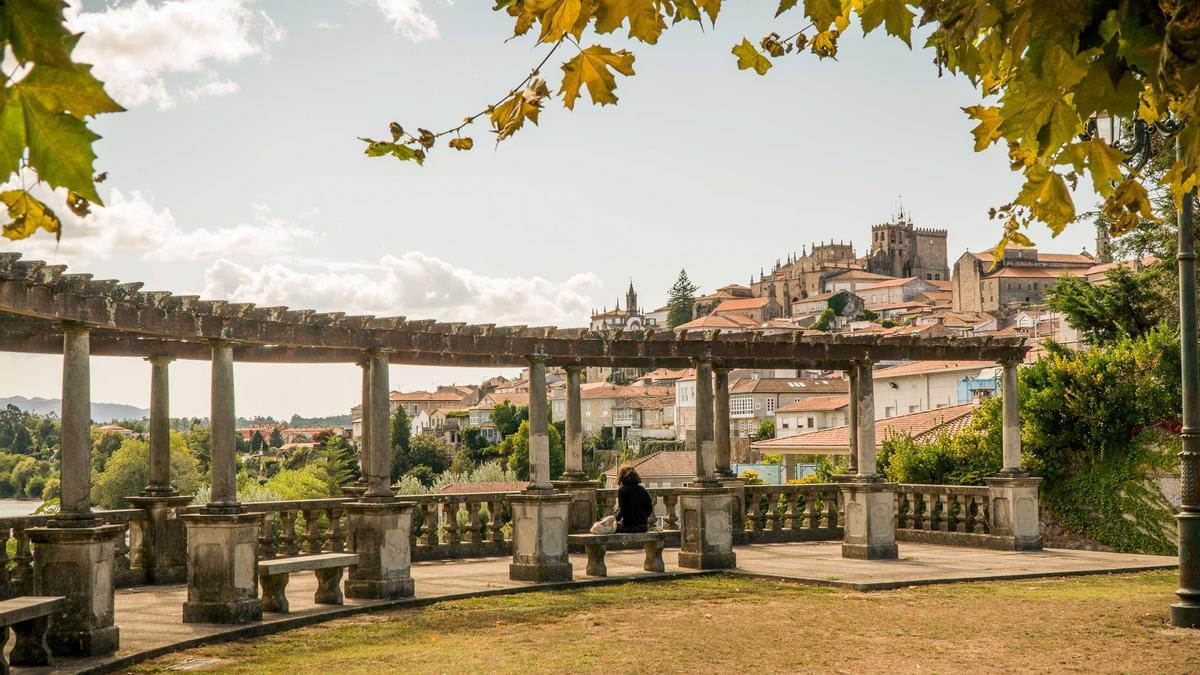 Vista del núcleo histórico de Tui.