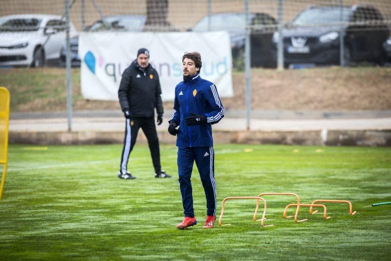 Entrenamiento del Real Zaragoza de hoy 30 de diciembre