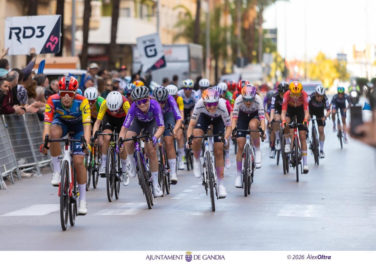 Gandia acoge la primera etapa de la Setmana Ciclista Internacional-Volta Femenina de la Comunitat Valenciana