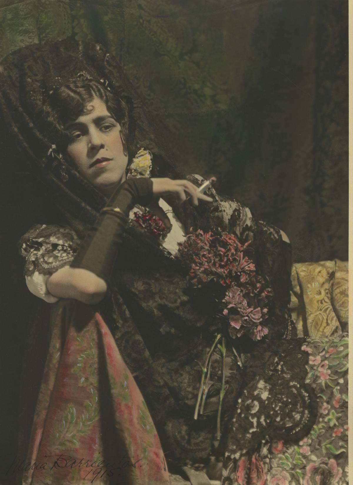 María Barrientos. Ópera ’Carmen’. 1915.