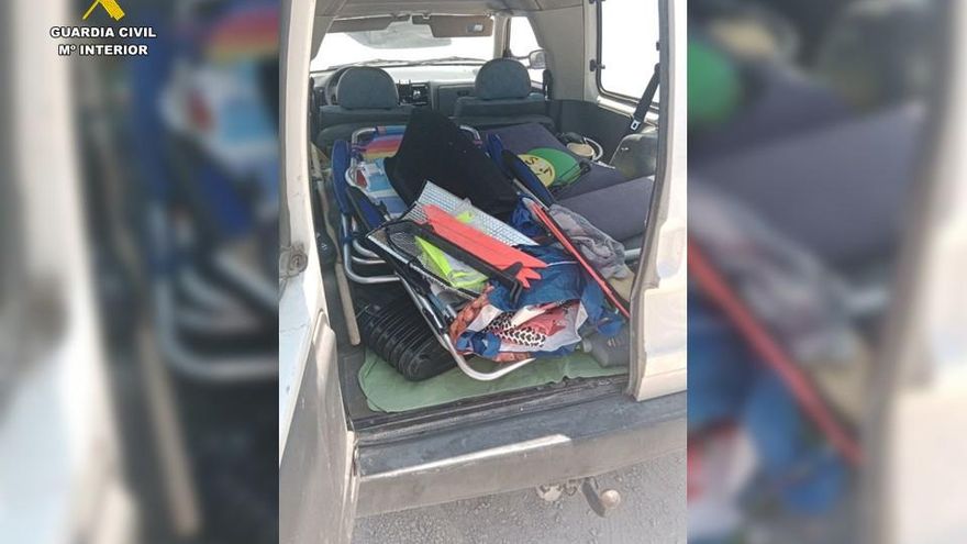La Guardia Civil detiene a cuatro hombres por robos en vehículos en el parking del Hospital Marina Baixa