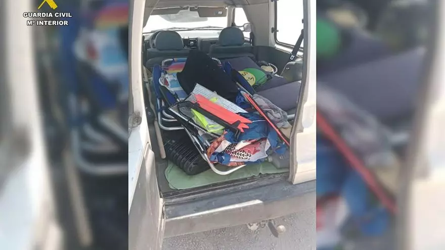 La Guardia Civil detiene a cuatro hombres por robos en vehículos en el parking del Hospital Marina Baixa
