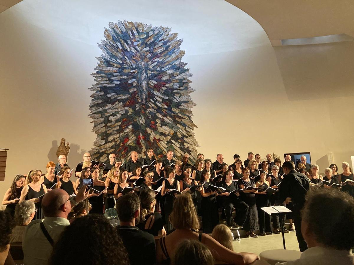 La Coral Escriny, en un dels concerts a Viena