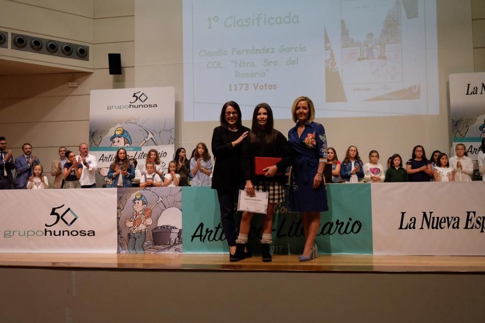 Primer premio: Claudia Fernández García, del colegio Nuestra Señora del Rosario (Langreo)