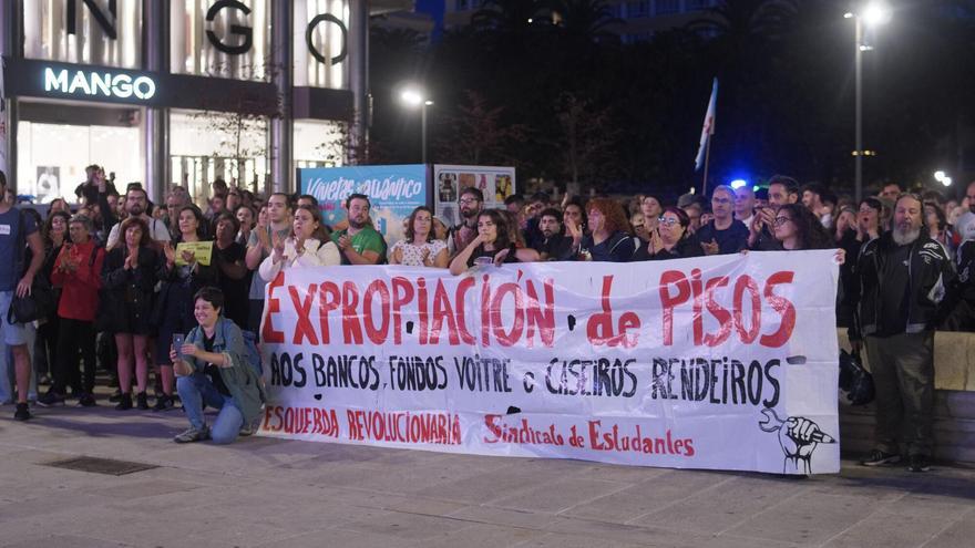 Manifestación en el Obelisco por la vivienda digna
