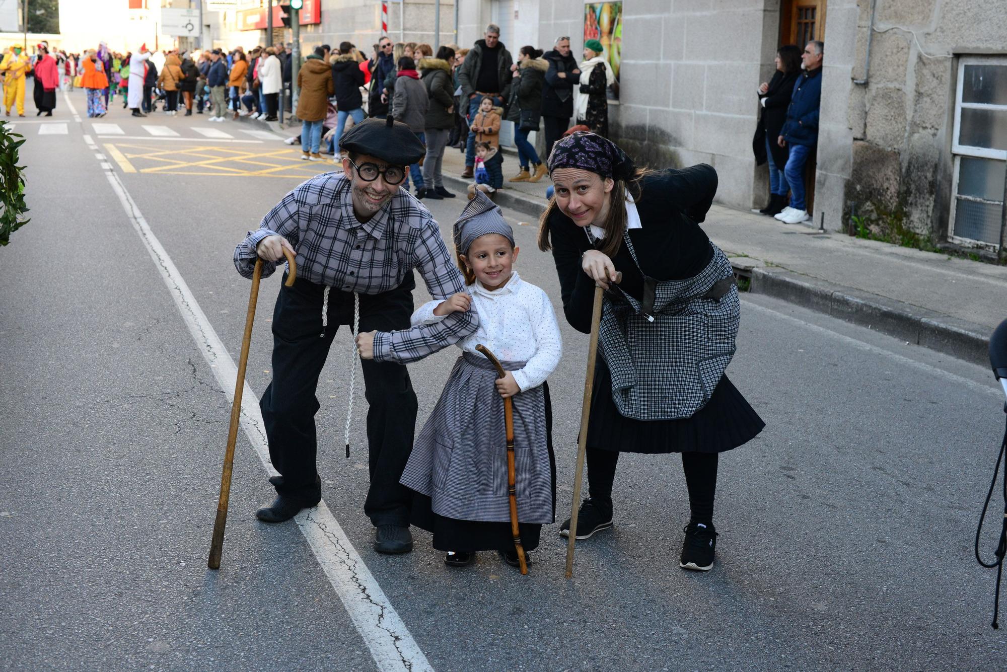 Moaña "llora" el fin del carnaval con el Enterro da Sardiña