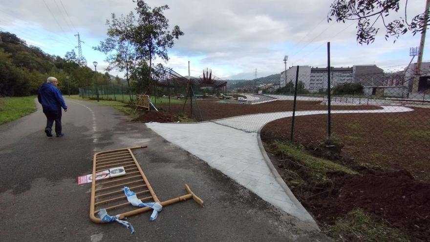 La Felguera contará en octubre con un acceso al paseo fluvial del Nalón por el subterráneo del futuro recinto ferial