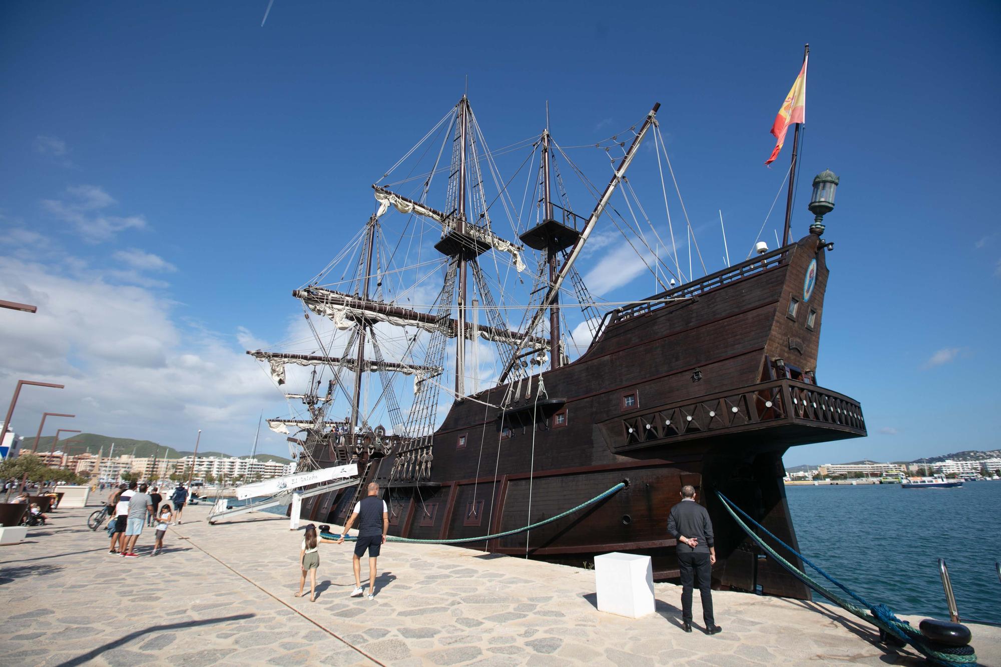 El galeón ‘Andalucía’ recala en Ibiza