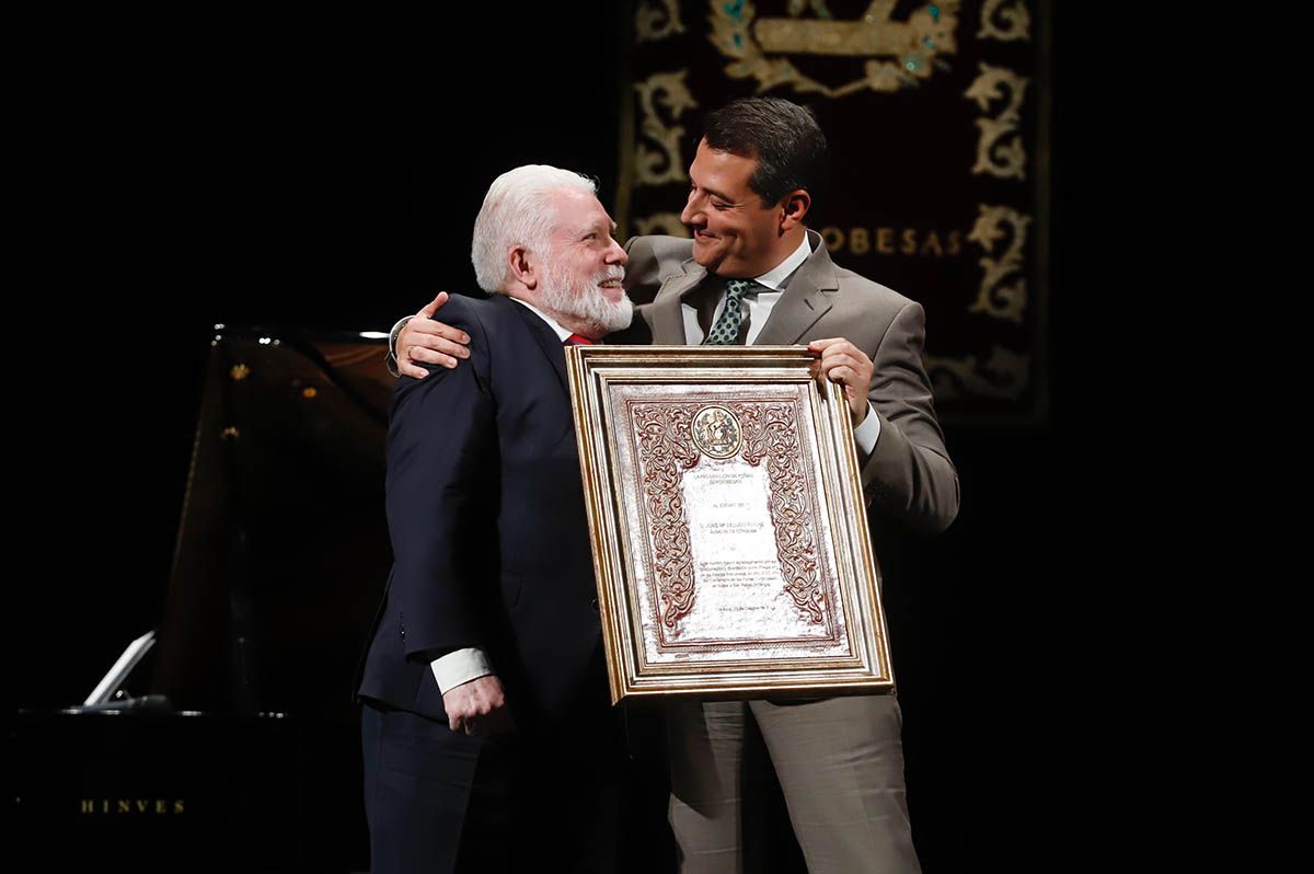 José María Bellido pregonero de las peñas cordobesas en San Rafael