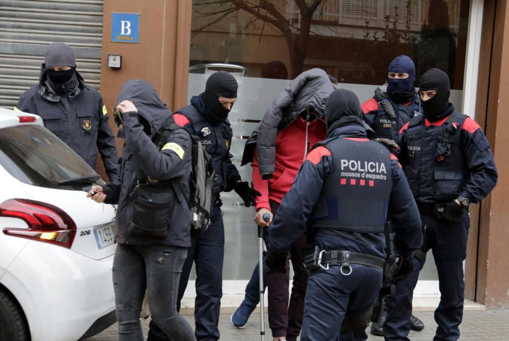 Dispositiu antidroga dels Mossos a la demarcació de Girona