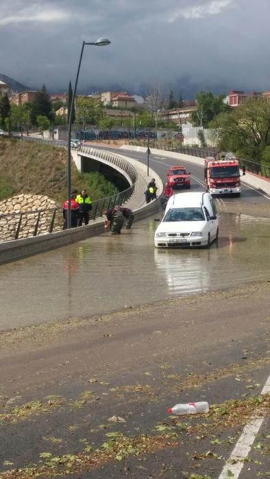 El temporal deja precipitaciones en otros puntos de la provincia y un descenso térmico de once grados en Alcoy