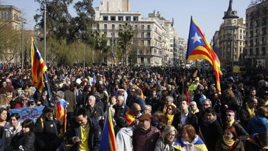 Pinchazo de la huelga independentista