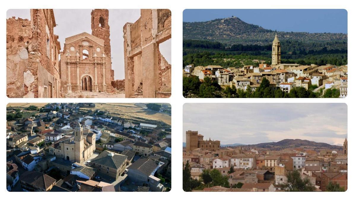 Dentro de la categoría Pueblo Cultural y Turístico, cuatro localidades optan al reconocimiento: Belchite,Biota, Cretas y Robres.