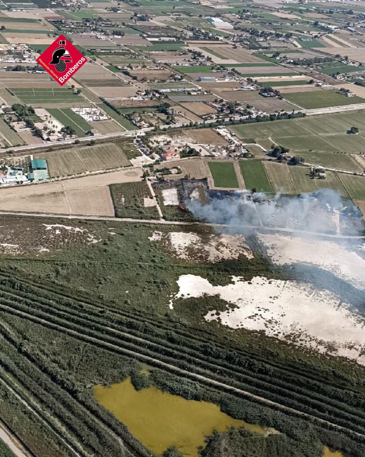 Incendio en el Camino del Hondo