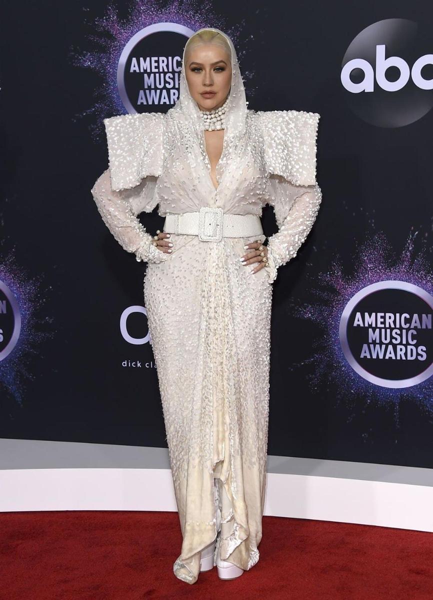 Cristina Aguilera en los American Music Awards