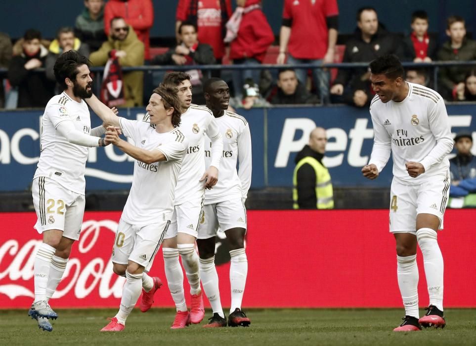 Las mejores imágenes del Osasuna - Real Madrid.