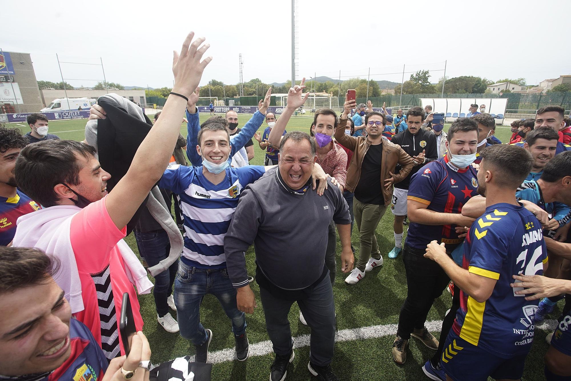 El Llagostera és de Primera RFEF (3-3)