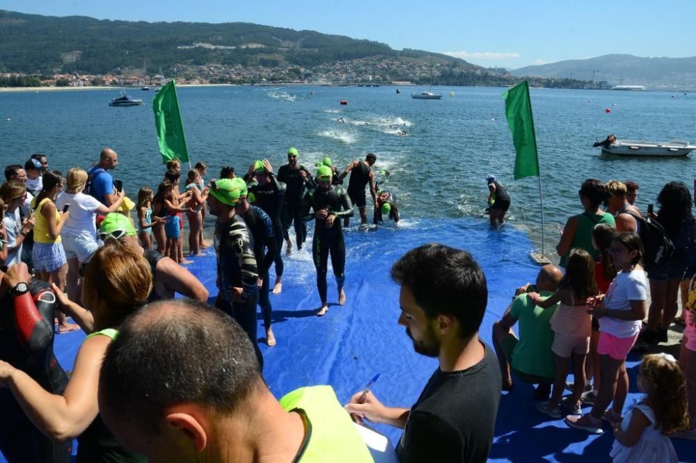 La Travesía a Nado de Moaña reúne a lo mejor del triatlón nacional