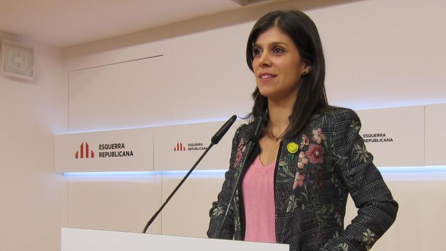 La Portavoz De ERC, Marta Vilalta.