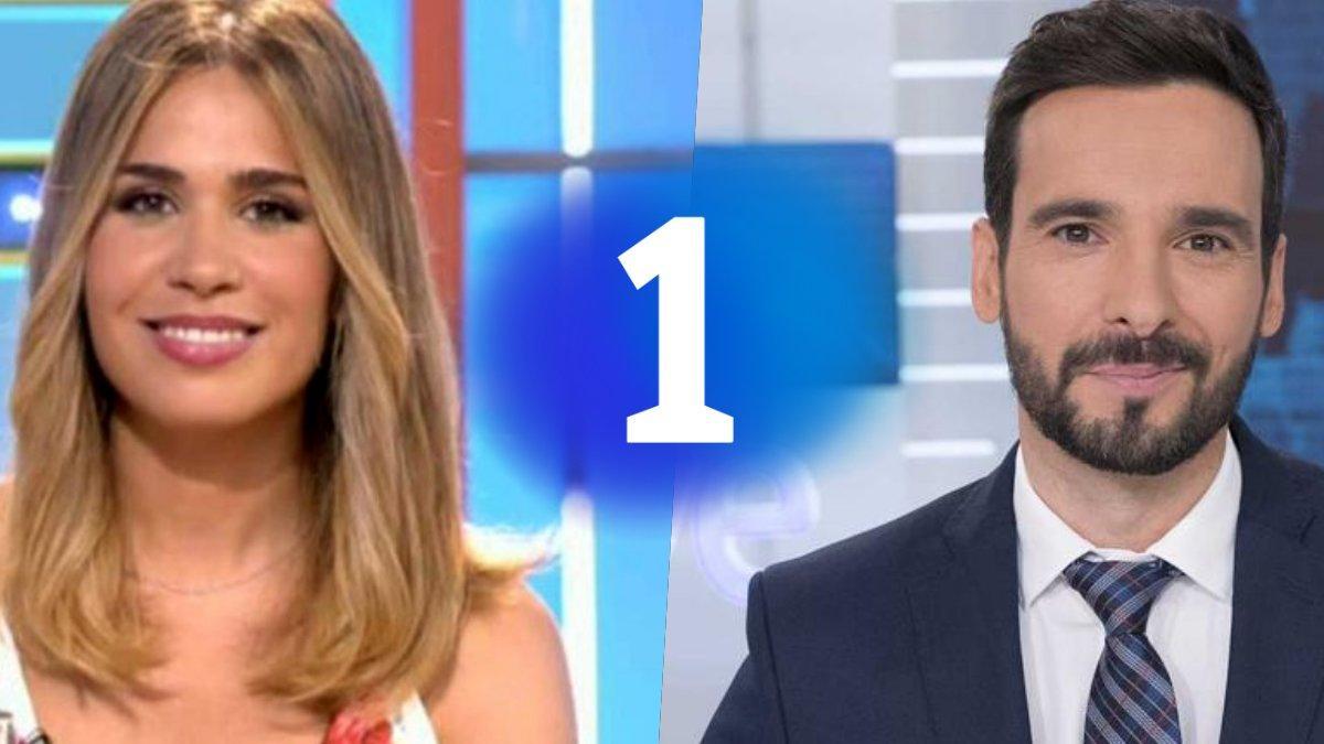 María Gómez y Lluis Guilera, presentadores de 'La Pr1mera Pregunta' en TVE