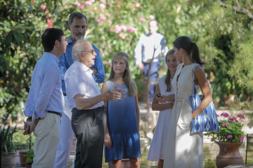 La Familia Real visita Son Marroig y se despide de Mallorca