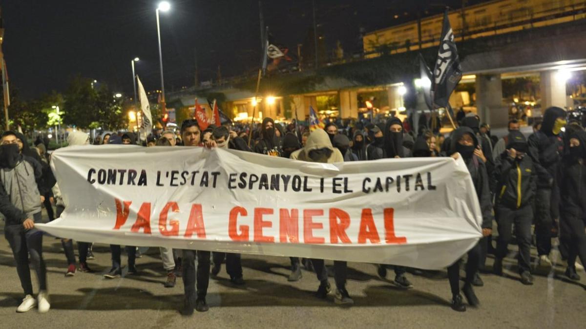 Huelga general en Catalunya