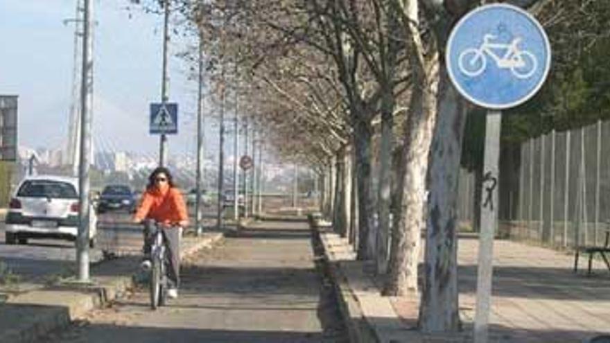 La plataforma ciclista diseña una red que amplía el carril bici urbano a 27 km