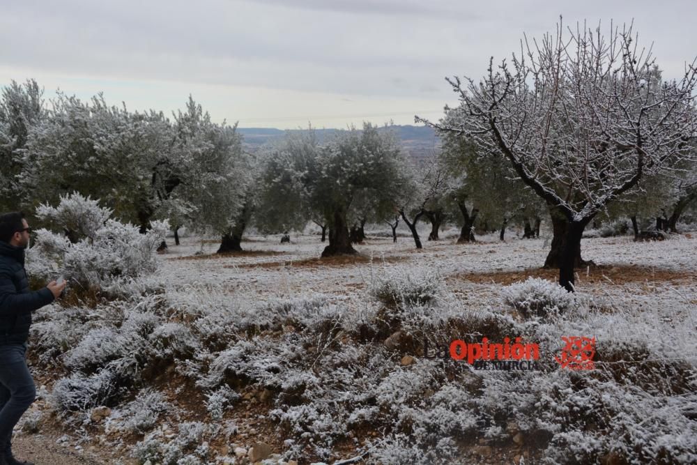 Nieve en el Altiplano murciano