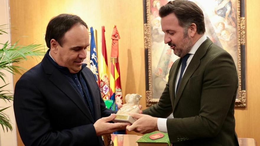 Juanfran Pérez Llorca visita la ciudad de Elche