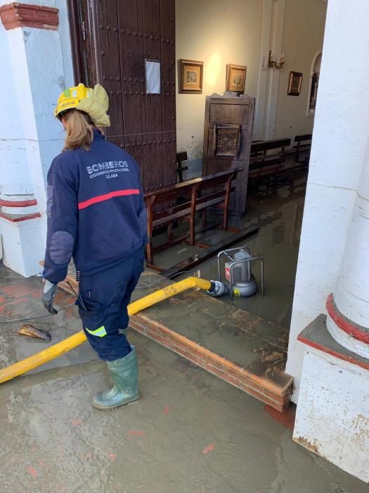 Consecuencias de la inundación de El Trapiche.