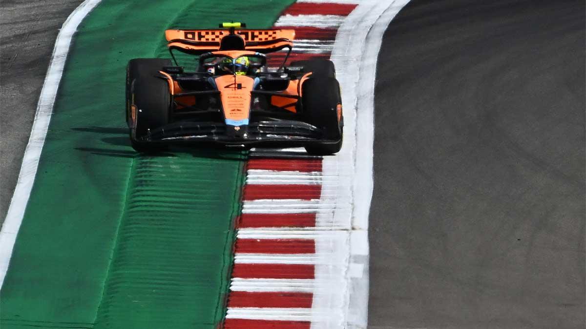 Lando Norris, en acción