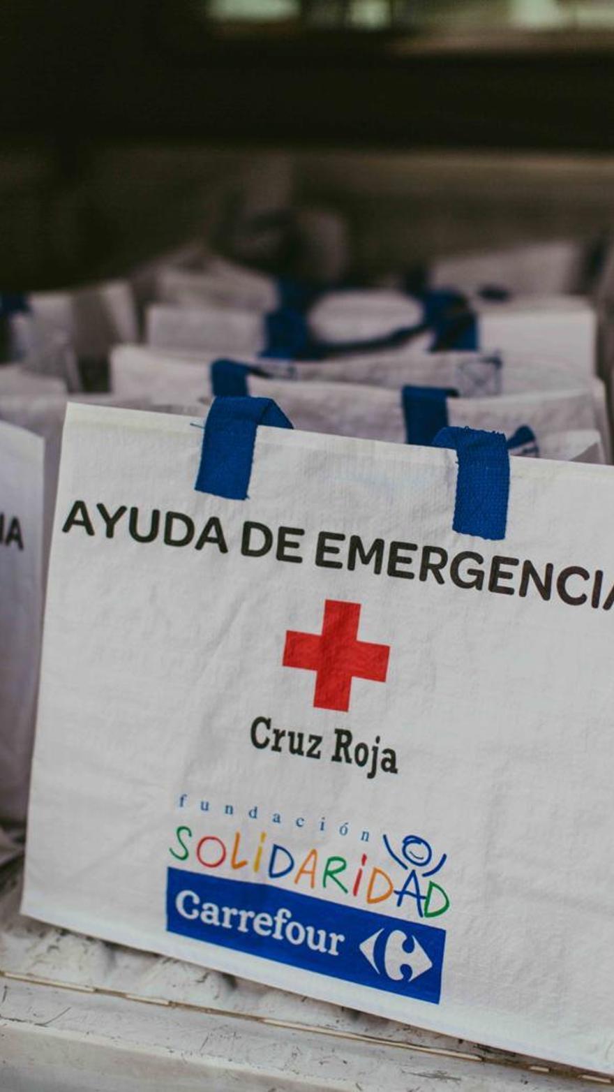 Ayuda de emergencia de la Fundación Carrefour y Cruz Roja