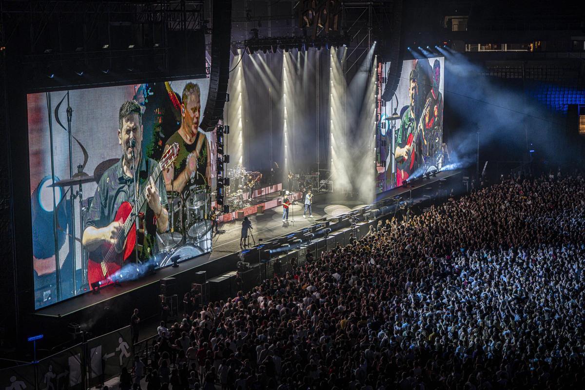 Concierto de Estopa en el Estadi Olímpic