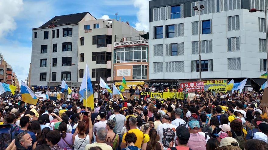 Canarias se moviliza el 18M: estas son las ciudades españolas y europeas que se han sumado a las protestas