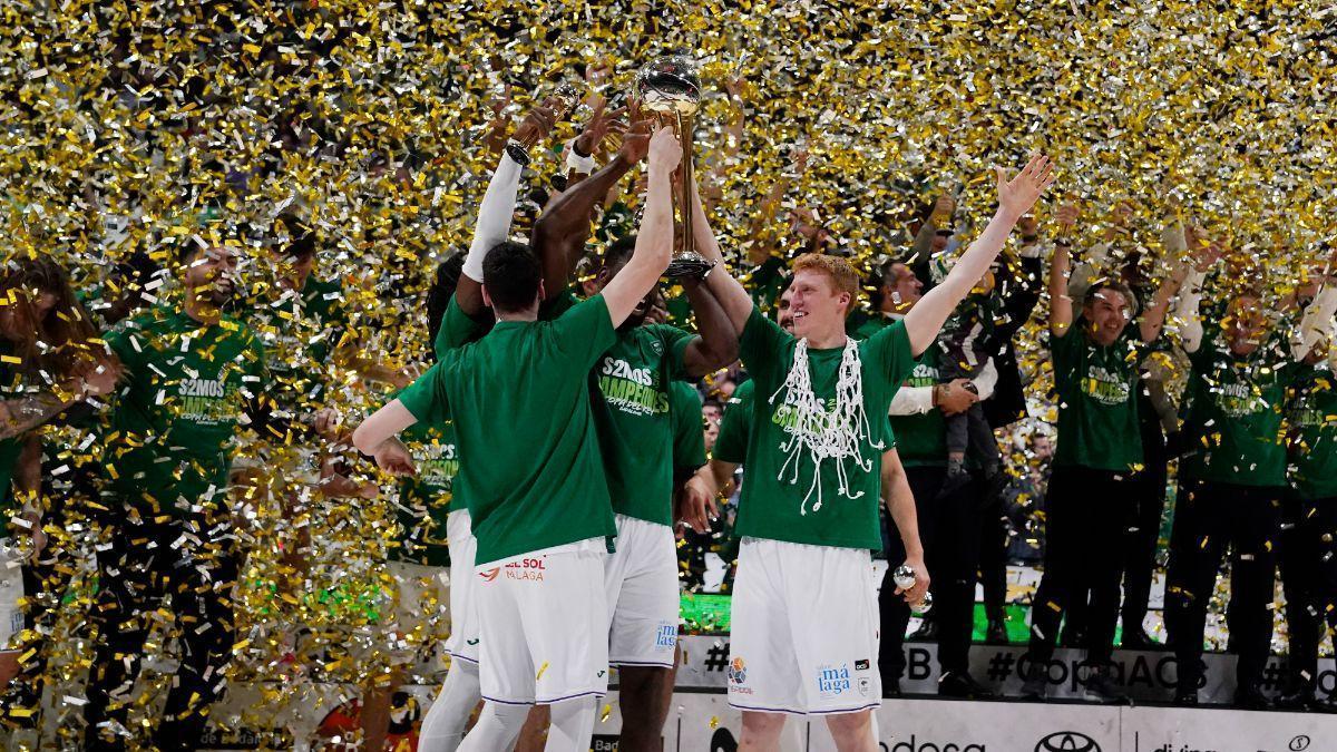 Unicaja ganó la Copa del Rey de Badalona en 2023.