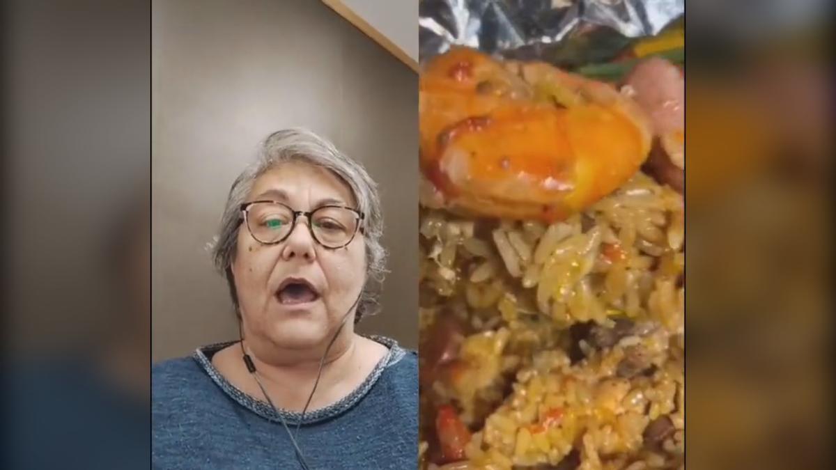 Una valenciana arrasa en TikTok con sus reacciones a las paellas